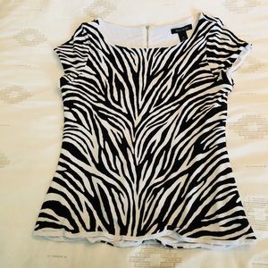 White/Black Zebra shirt